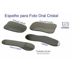 ESPELHO PARA FOTOGRAFIA ODONTOLÓGICA CRISTAL OCLUSAL ADULTO